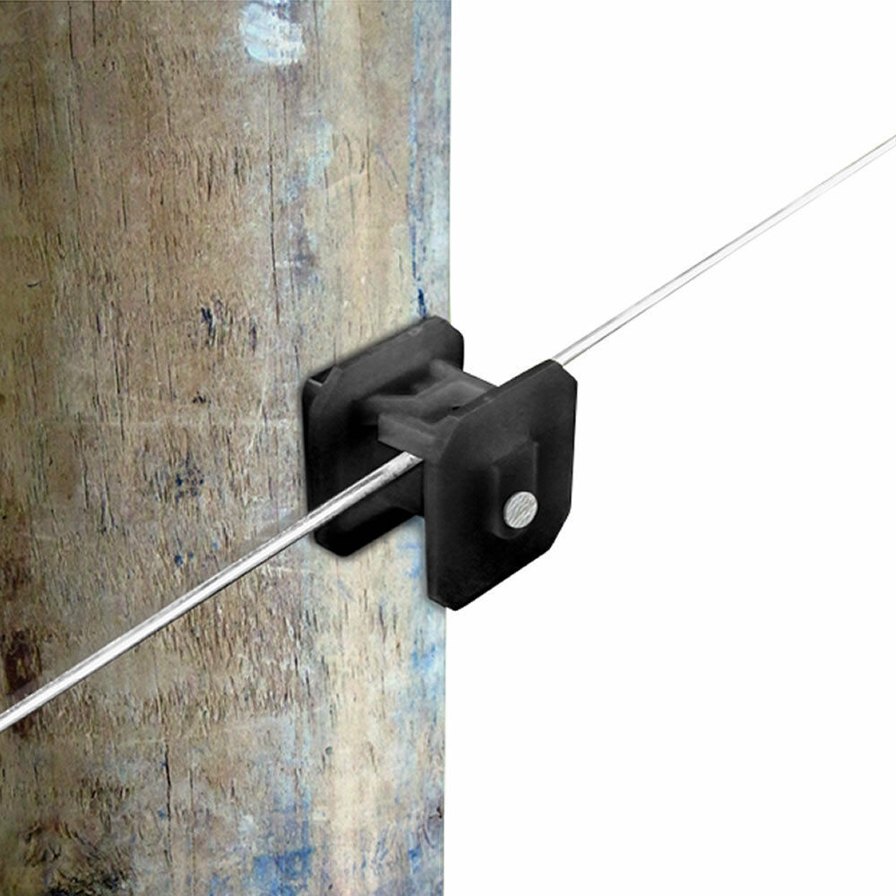 Patriot - Economy Wood Post Square Insulator - Black - $4.88