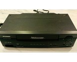 Sylvania SRV2306 Hi Fi 4 Head VHS VCR with Remote Cables &amp; HDMI Adapter - $137.18