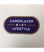 Card player Cardplayer Lifestyle Sticker Patch Badge 5” x 2.5” New - $8.90