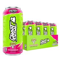 Ghost Energy Sugar-Free - 12-Pack, Warheads Sour Watermelon, 16oz Cans - £35.37 GBP
