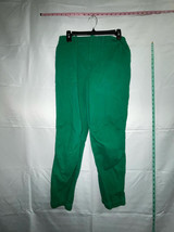 $80 Inc Womens Stretch Zippered Ankle Zip Pocketed Cargo Cropped Pants Green 4 - £7.98 GBP