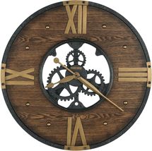 Howard Miller Murano Oversized Wall Clock Wrought Iron with Quartz Movem... - $121.25