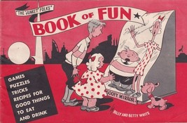 Dated 1940 Junket Rennet Powder Premium Kids Book Of Fun Games Puzzles R... - $3.96