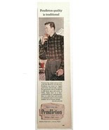 1958 Print Ad Pendleton Wool Shirts Hunter Holds Rifle Portland,Oregon - £7.18 GBP