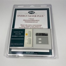 HUNTER Energy Saver Plus 7 Day Programmable Thermostat Model 42345 NEW - $15.91