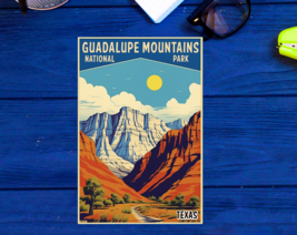 Guadalupe Mountains National Park Decal 3.75&quot; Sticker Texas Vinyl Indoor Outdoor - £4.32 GBP