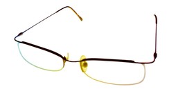 Perry Ellis Mens Bottom Rimless Rectangle Metal Eyewear Frame 203 1 Brow... - $31.49