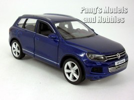5 inch VW - Volkswagen Touareg Crossover SUV Scale Diecast Metal Model - Blue - £13.22 GBP