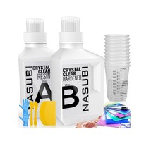 NASUBI 40oz Clear Epoxy Resin Kit | Clear Casting and Coating Resin For Art | Cr - £59.93 GBP