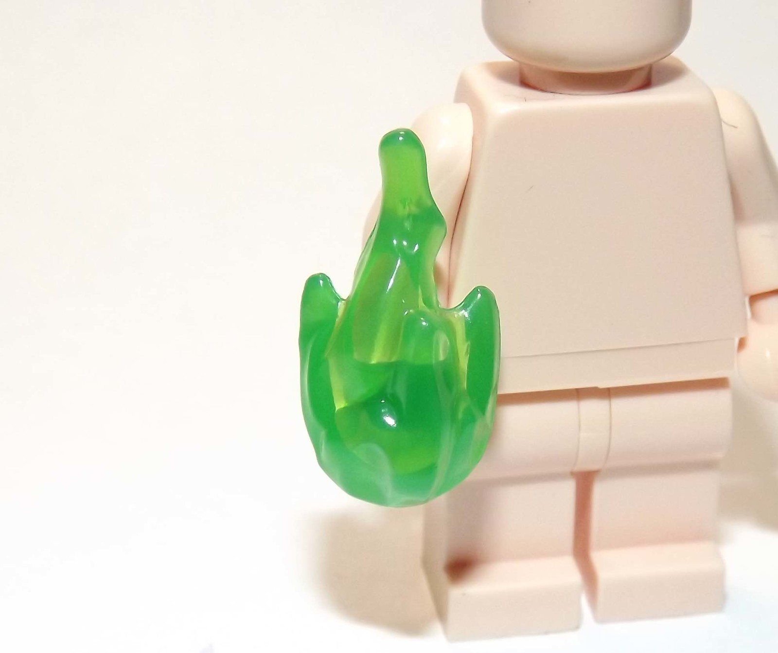 Single Sale Hand Flame Weapon Green for minifigure Block Toys - $0.66