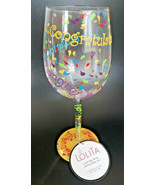 Lolita Love My Wine Glass &quot;Congratulations&quot; Hand Painted New NO BOX U66 ... - £13.42 GBP