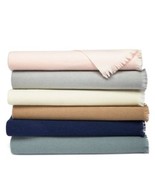 Hudson Park Collection Lambswool / Cashmere Solid Throw 50&quot; x 70&quot; Grey $430 - $94.52 CAD