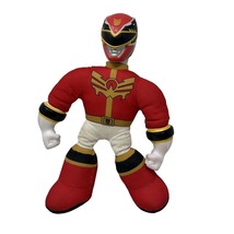 Power Rangers Megaforce Battlers Red Ranger 10&quot; Plush Stuffed Plastic Head 2013 - £7.07 GBP