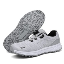 2023 Quick Lacing Golf Shoes Comfortable Training Golf Sneakers Men Outdoor Non- - £118.01 GBP