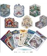 DIY Horror 6 Scene Sticker Book Craft Kit Various Horror Scene & Tools Included  - $18.00
