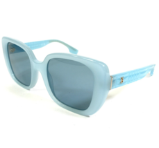 Burberry Sunglasses Helena B4371 4086/80 Clear Baby Blue Gold Frames Blu... - $98.99