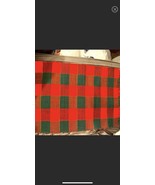 Christmas red  and green gingham placemats set of 2 - £13.43 GBP
