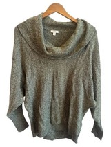 Vintage Green Caslon Angora Blend Sweater Womens Large Cowl Neck - £15.54 GBP