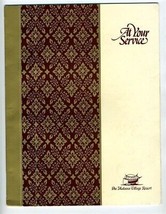 The Malacca Village Resort Room Service Menu &amp; Directory 1980&#39;s Melaka Malaysia - $29.70