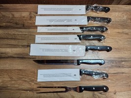 SHOWTIME SIX STAR KITCHEN KNIVES EUC 7 Piece Set 1, 3, 4, 5, 7, 8, 12 FU... - £27.74 GBP