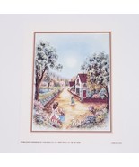 KATHLEEN ENGLISH-PITTS 8.5x11 Country Cottage Ice Cream W/ Children 1996... - £7.71 GBP