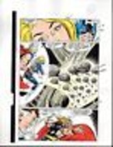 Marvel Avengers 301 color guide art page 15: Captain America/Thor/Fantas... - $55.79