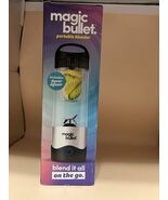 Magic Bullet Portable Rechargeable Blender NEW SEALED Silver 16 oz with ... - $24.75