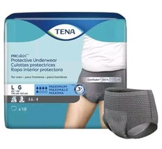 TENA Disposable Underwear Male Proskin Protective Underwear Large Maximum 18 - £16.62 GBP