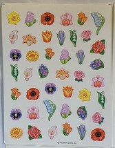 4 Sticker Sheets VINTAGE 1995 Hallmark Cards Spring Flower Garden Floral... - $185.59 MXN