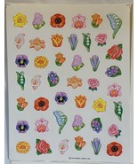 4 Sticker Sheets VINTAGE 1995 Hallmark Cards Spring Flower Garden Floral... - €8,47 EUR