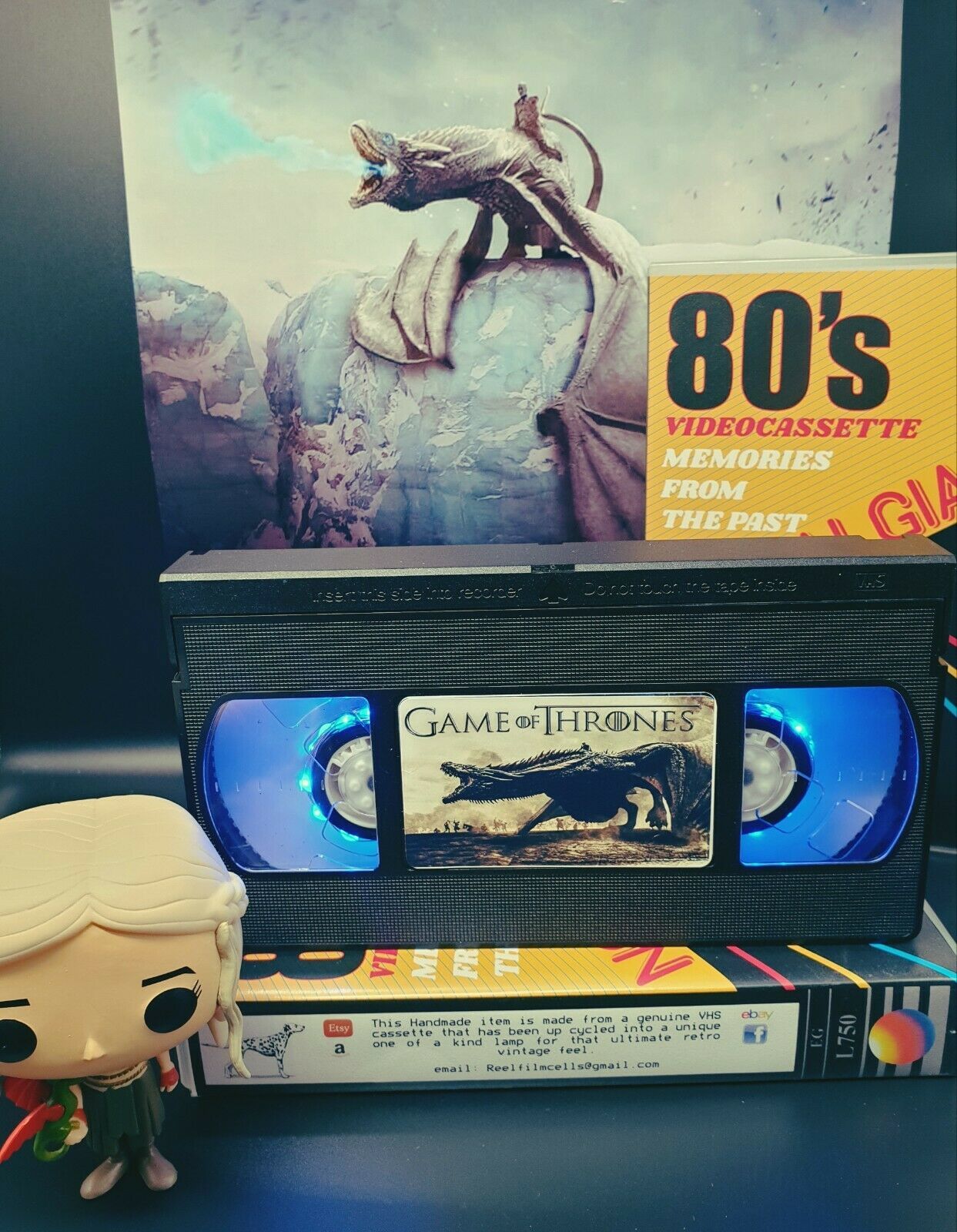 Retro VHS Lamp,True Romance,Night Light Stunning Collectable, Top Quality! Item image 10