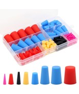 110PCS Silicone Rubber Tapered Plug, Coldairsoap High-Temperature Resistant - $272.68 MXN