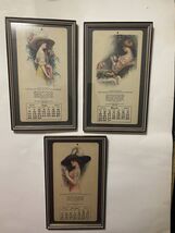 3 Antique 914 Frank H Desch Calendar Girls Cards. June,march And October... - €128,52 EUR