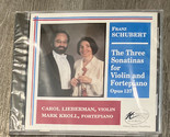Schubert The Three Sonatinas for Violin and Fortepiano Opus 137 Carol Li... - £1.93 GBP