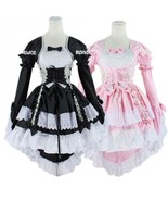 Japan Ruffle Fancy Lolita Princess Dress Maid Outfit Anime Cosplay Costu... - £25.35 GBP
