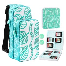 Travel Bag For Nintendo Switch, Oled & Lite Carrying Case, Portable Shoulder Bag - £50.76 GBP