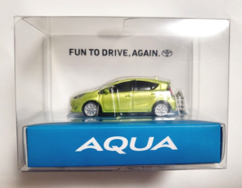AQUA Light Keychain Mini Car yellow green metallic Store Limited - $21.20