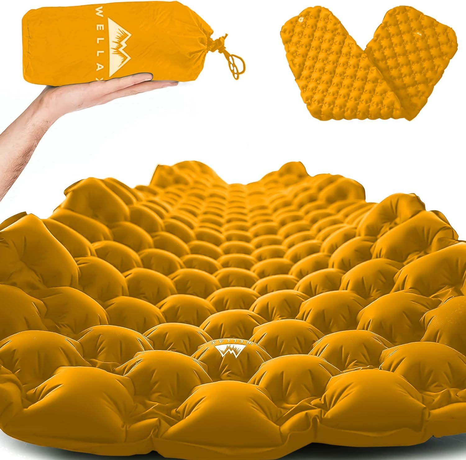 Wellax Ultralight Air Sleeping Pad - Inflatable Sleeping Mat, Ultimate A... - $36.99