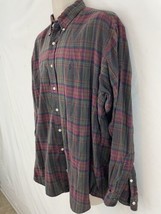 Ralph Lauren Mens L Dark Tartan Country Plaid Lightweight Cotton Flannel... - £20.31 GBP