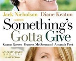 NEW Somethings Gotta Give DVD 2004 Jack Nicholson  Diane Keaton - $7.87