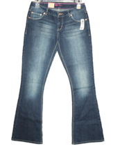Levi&#39;s Signature Girls Jeans Size 16 Skinny Flare Adjustable Waist Stretch NEW - £17.94 GBP