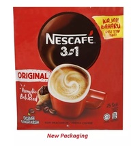 NESCAFE 3 in 1 Blend &amp; Brew Original Instant Coffee 25 sticks DHL EXPRESS - $33.90