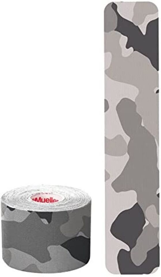 MLR Sports Medicine Kinesiology Tape I-Strip Roll Gray/Camo 2&quot; x 9.75&quot; 1... - $14.55