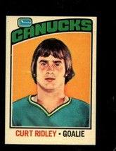 1976-77 O-PEE-CHEE #197 Curt Ridley Nm (Rc) Canucks *X93262 - £3.49 GBP