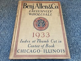 1933 BENJAMIN ALLEN &amp; CO. WHOLESALE JEWELRY CATALOG RINGS WATCHES CLOCKS - $148.50