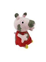 2003 Peppa Pig in Muddy Dress Puddles Plush Stuffed Animal Doll Toy - £4.75 GBP