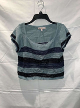 BCBGeneration Women&#39;s Crochet Blue Top Size Small NWOT - £11.81 GBP