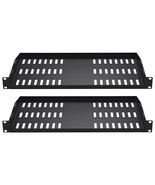 VEVOR 2PCS 1U Server Rack Shelf 10&quot;/254 mm Depth Vented Rack Mount Shelf... - $86.99