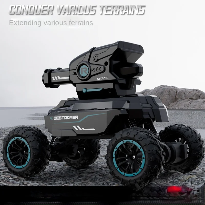 RC Drift Tank Toy for Children Multifunction Offroad Armored Vehicle Remo - £28.04 GBP+