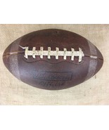 Ted Williams Vtg 70s Prime Top Grain Leather Triple Lined Official Football - £62.51 GBP